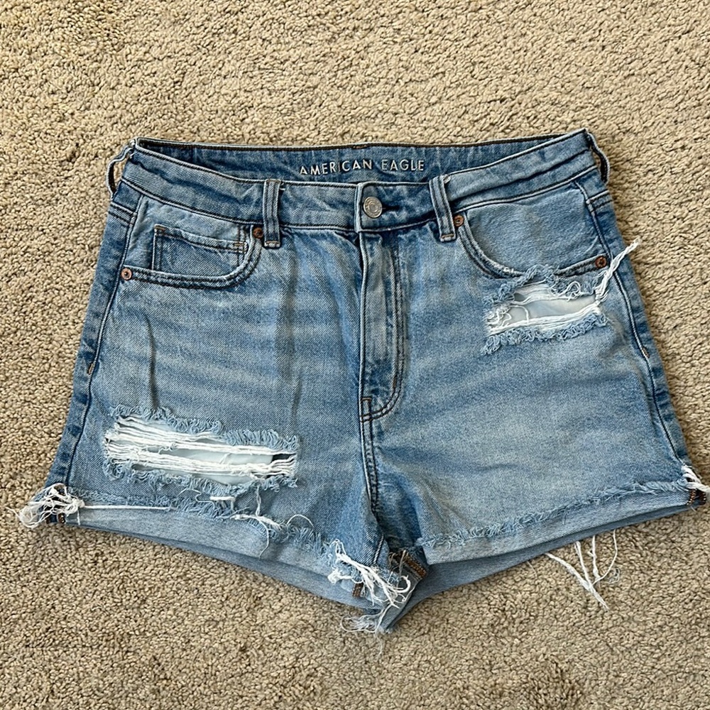 American Eagle Outfitters Light Blue Jean Shorts